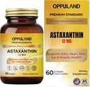 Astaxanthin 12 mg | 60 Softgels | Ortak, Kalp, Cilt ve Kas Sağlığı