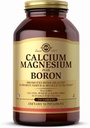 Solgar Calcium Magnesium Plus Boron - 250 Δισκία - Μη ΓΤΟ, Vegan, Χωρίς γλουτένη, Χωρίς γαλακτοκομικά, Kosher - 83 Σερβιέτες