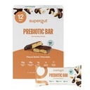 Supergut GLP-1 Boosting Prebiyotik Bars, Peanut Butter Chocolate - Sağlıklı Protein Snacks & Kahvaltı Bars - Blu-Friendly Meal Change Energy Bars for Gut Health (12 Count)