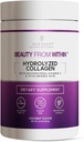 VITASEI Hydrolyzed Collagen Peptides Σκόνη με βιταμίνη C & ρεσβερατρόλη - Μαλλιά, δέρμα και νύχια Βιταμίνες για γυναίκες & άνδρες - Συμπληρώματα οστών και κοινών - Coconut Flavored - 16 oz