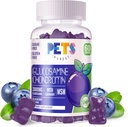 MSM & Elder Ekstra Güçleri ile Evcil hayvanlar Purest Glucosamine Chondroitin Gummies - Ortak Destek, Antioksi Immune Support Supplement for Yetişkinler, Men & Women.60 Blueberry Gummies