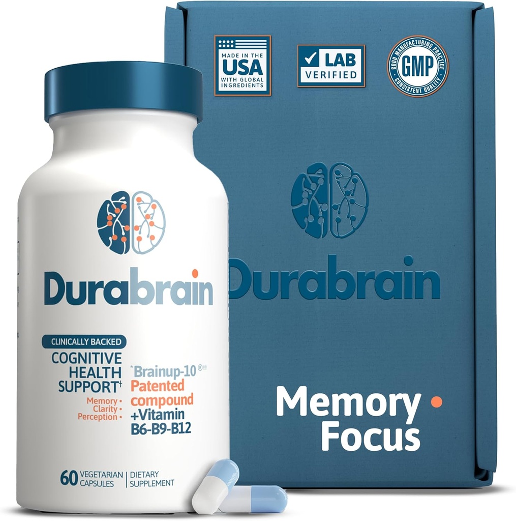 Nootropic Brain Support Supplement for Memory and Focus,Boost Your Cognitive Health, mental Clarity ve Dikkat, 60 Capsules