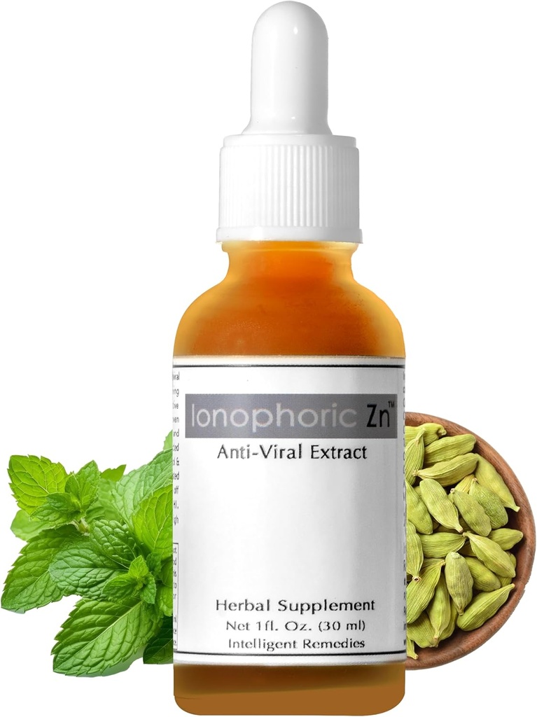Çinko Immune Support Supplement - Anti Viral Supplement with Turmeric, Green Tea, & Cinnamon - ECGC, Quinine & Quercetin with çinko - Ionophoric Zn, 30 ml