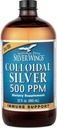 Doğal Pat Silver Wings Colloidal Silver 500ppm (2.500) Immune Support Supplement 32 fl. oz.