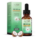Çocuklar için organik çinko Supplements, Yetişkinler - çinko Sulfate - Sıvı Çinko Supplement - Saf Immune Support, Skin - NO Preservatives & Great Taste - 100 Vegan Servisler - Sıvı Çinko Tamamlama - Saf Ionic çinko Drops in Coconut Oil for Immune Support, Skin - NO Preservatives & Great Taste - 100 Vegan