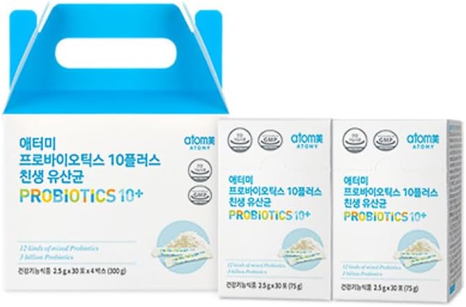 Κορεάτικα προϊόντα υγείας Probiotics10+ για γυναίκες και άνδρες να βοηθήσει να διατηρήσει καλή χλωρίδα 300g(2.5gx120) - Τρώτε 1 πακέτο ανά ημέρα