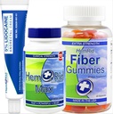 HemRid Complete Hemorrhoid Support System – Max Formula, Lidokak Krem & Fiber Gummies for Immediate Relief & Long-Term Comfort