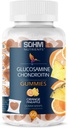 SOHM Γλυκοζαμίνη και Chondrotin Gummies 60 Count Individually Wrapped, υποστηρίζει αρθρώσεις Υγεία και οστά Υγεία, γλυκοζαμίνη Chondroitin Gummies για άνδρες και γυναίκες χορτοφάγους (Pineapple, πορτοκάλι)