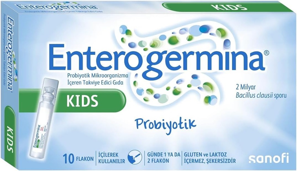 Enterogermina KIDS (10 VIALS) Bacillus Clausii Probiyotik 2 Milyar CFU/5mL for Kids (1)