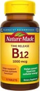 Doğa B12 1000 mcg, Enerji Metabolism Desteği için Diyetsel Tamam, Zaman Yayını, 75 Tabletler.