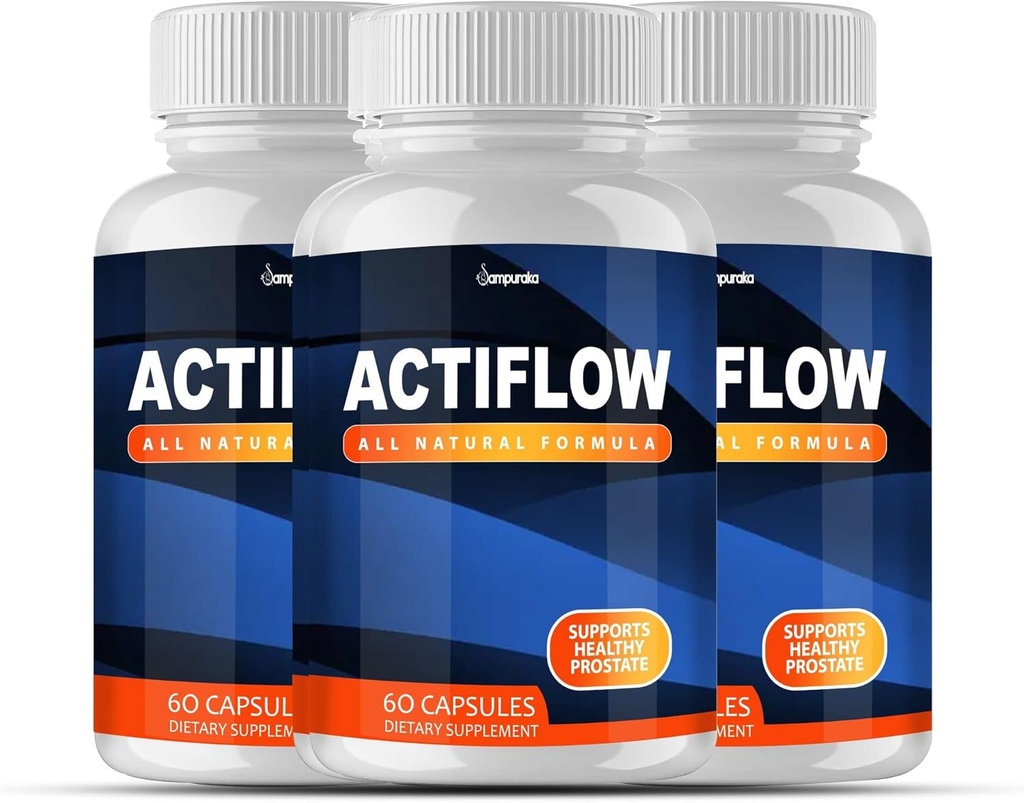 Actiflow New Advanced Formula Supplement - 3 πακέτα 90 ημέρες προσφοράς