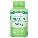 Nature's Truth Flush Ücretsiz Niacin 500 mg 100 Caps, 100 Count