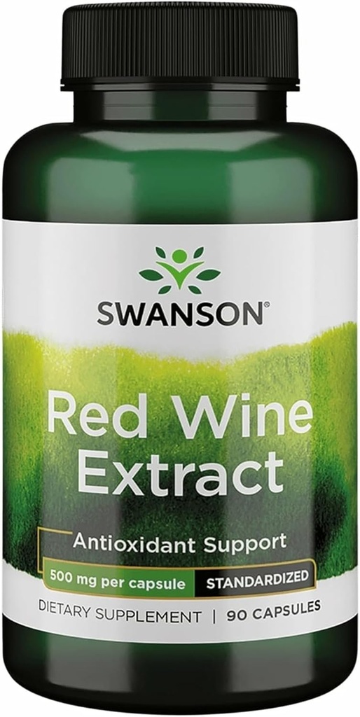 Swanson Red Wine 5 Milligram 90 Capsules