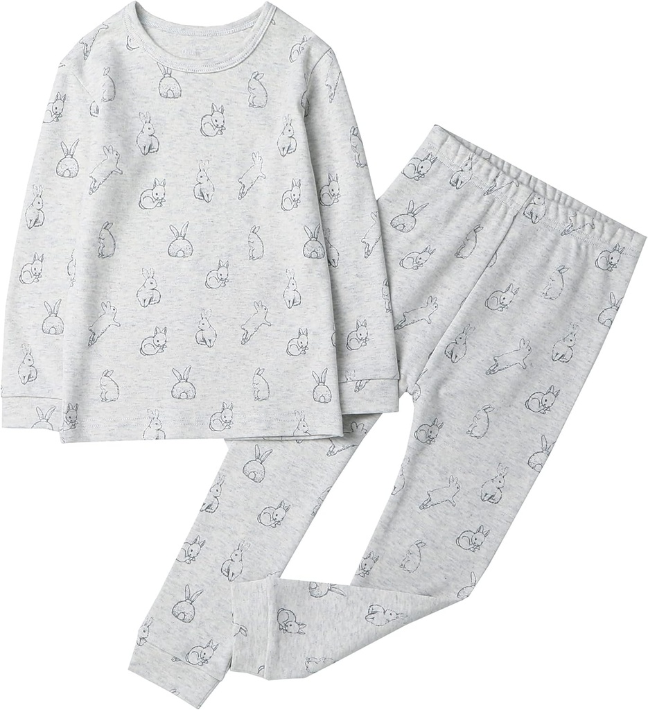 Owlivia 100% Organic Cotton Baby Long Sleeve Pajama Sets, Toddler Boy Girl 2-Piece Sleepwear