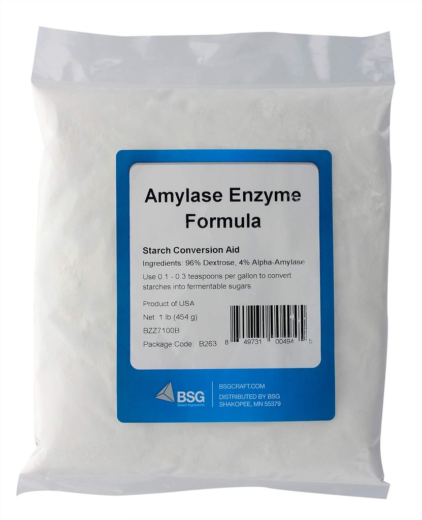 BSG Χειροτεχνία Amylase Enzyme - 1 lb.