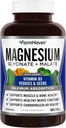 Farm Haven Magnezyum Glycinate & Malate Kompleksi w/Vitamin D3, Max Abors için% 100 Chelated - Bone Health, Nerves, Muscles, 180 Capsules, 90 Days