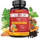 Turmeric Curcumin Extract Capsules - 90 Counts 3 Ay Supply - Rehwagandha, Moringa, Ginger & More - Immunity, Joint, Digestive & Wellness Support