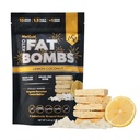 MariGold Keto Fat Βόμβες - Λεμόνι καρύδα - χαμηλή υδατάνθρακες, κολλαγόνο πλούσια, χόρτο-ταΐστε Ghee, βιολογικό βούτυρο κακάο, χωρίς γλουτένη, μη GMO (1 τσάντα, 5 σερβιέτες)