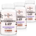 2326 MG Mitochondrial Supplements with ATP, Vitamins, CoQ10 & PQ, More effective Than Kretine HMB & Nitric Hoffman, Energy, Endurance, Strength, Recovery & Muscle, Organic, 360 Capsules