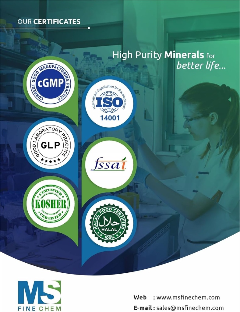 Glycine Toz -CF/USP Glycine Supplements, Glycine 3000 mg - Glycine Brasseri, Pure & Gluten Free - 1 kg (2.2 lb)