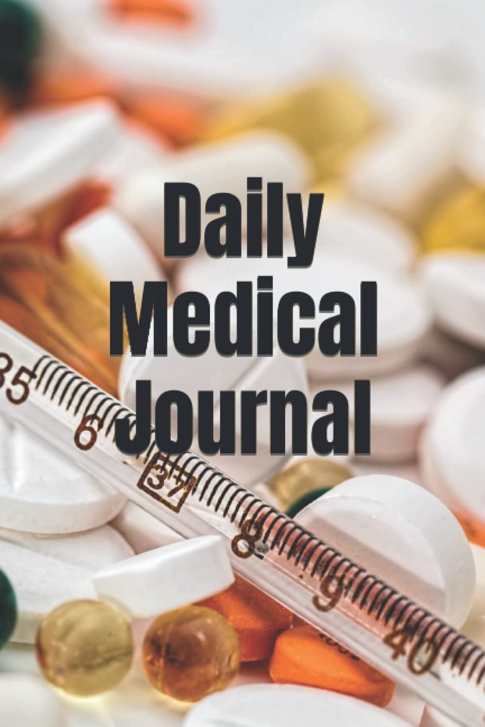 Daily Medical Journal για να απαριθμήσει φάρμακα, βιταμίνες, συμπληρώματα και ίχνη της αρτηριακής πίεσης αναγνώσεις Ημερήσιο ημερολόγιο για φροντιστές και ασθενείς