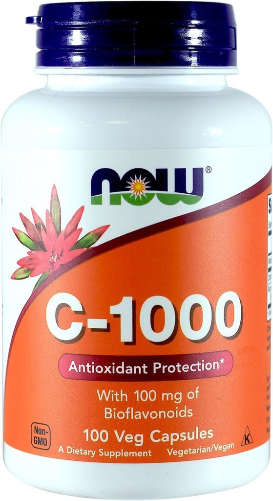 Şimdi C-1000, Bioflavonoyakların 100 mg, 100 Capsules (Pack of 2)