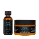 Live Beard Beard Oil and Butter Grooming Kit - Made in the USA - Όλα τα φυσικά συστατικά με Shea, Argan, Jojoba - Υποστήριξη ανάπτυξης 