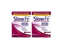 Slow Fe, High Potency Iron 45 mg, Slow release - 60 Tablet - 2 Paket