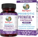 MaryRuth Organics Prenatal Vitamins & Probiyotiks | 59 Milyar CFU | Vitamin D3 & B12 | Iron | Folate | Selenium | Choline | Vegan | Non-GMO | 60 Capsules