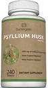 Premium Psyllium Husk Fiber Supplement 1450 mg, 240 Capsules