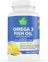 Omega 3 Fish Oil Supplements, maksimum Kuvvet 2400 mg Omega-3, 1440 mg Fish Oil, EPA DHA Fatty Acids, Heart Health, Vision, Eye, Brain, Immune Support for Women & Men. Natural Lemon Flavor, 60 ct (1)