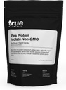 Gerçek Beslenme Pea Protein Toz Isolate - 25g Non-GMO Vegan Protein Toz Servisi başına - Low Carb, Low Fat, Yüksek Leucine - Gluten Free, Süt Free, Soy Free - Fransız Vanilla - 1LBBB