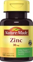 Nature Made çinko 30mg, 100 Tablet (Gerçeği 6 )
