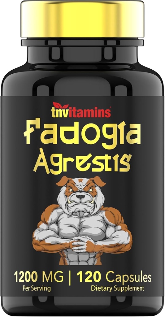 Fadogia Agrestis: 1200 mg - 120 Capsules | Ultra-Potent Fadogia Agrestis Supplement for Men | Energy, Power, Strength, Athletic Performance, & Sports Nutrition | Non-GMO | ABD'de Yap!