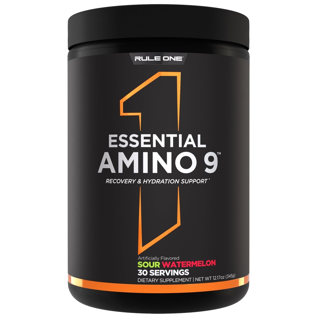 Kural 1 EssentialEnergy 9 – Recovery & Hydration Support with 7.5g of Essential replicas + Electrolytes (30 hizmet, Sour Watermelon)