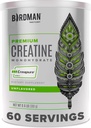 BIRDMAN Υψηλής καθαρότητας Creatine Monohydrate Άγευστη σκόνη, πριν από την προπόνηση, υψηλή απόδοση 300g