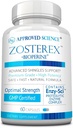 Εγκεκριμένη Επιστήμη Zosterex - Extra- Strength L-Lysine 1000mg, Vitamin B Complex, Ψευδάργυρος - Ανοσολογική Υποστήριξη & Ψυχρή Θεραπεία - 60 Vegan Κάψουλες - 1 Φιάλη