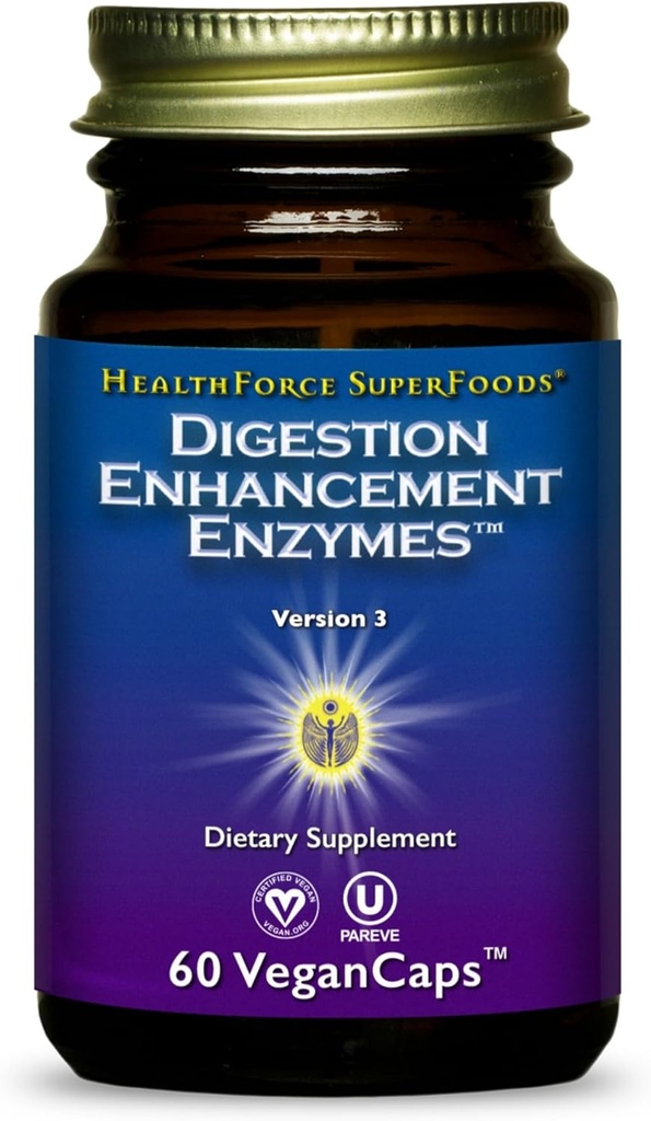 SAFORCE SFOODS Enzymes - 60 Vegan Capsules
