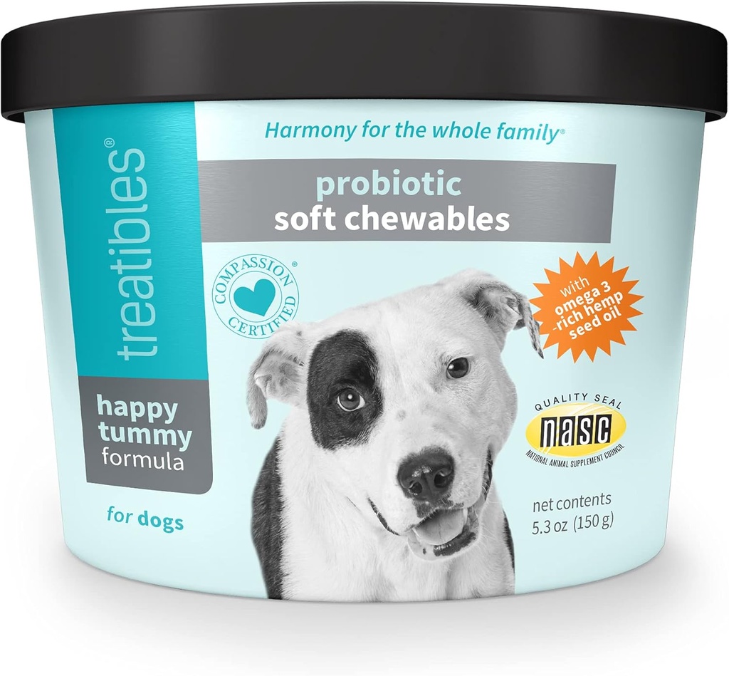 Köpekler için Mutlu Tummy Probiyotik, 5.3 oz - Digestive Support, Immune System, Gut Health