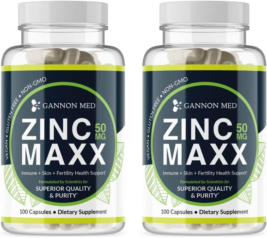 çinko Supplements - Immunity + Skin + Reproductive Health Minerals - çinko Chelate Immune ATM for Kids & Yetişkinler (2 Pack, çinko MAXX)