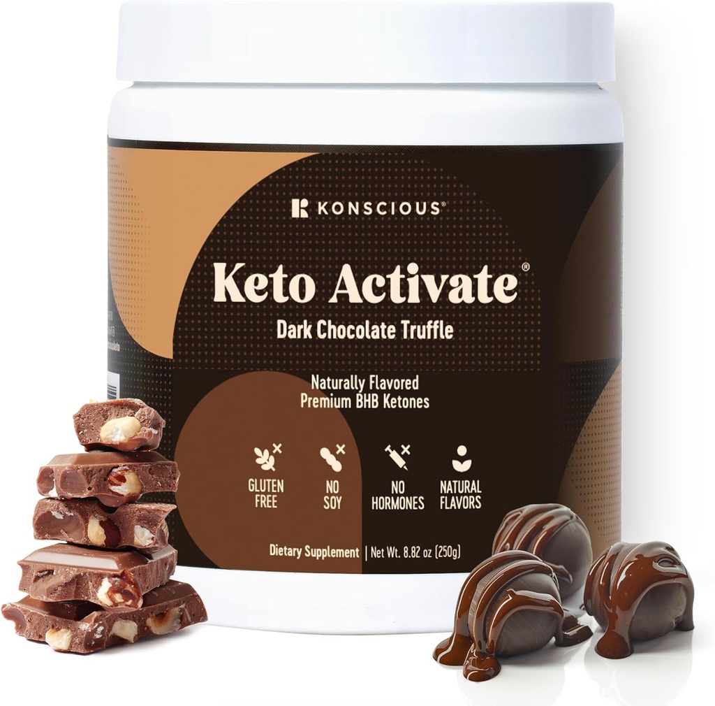 Dark Chocolate Truffle Exojen Ketones İçilir: Pure Keto Shake Toz with Chocolate Ketones | Jumpstart Ketosis & Boost Energy with Natural Ketones Supplements by Konscious Mitsubishi