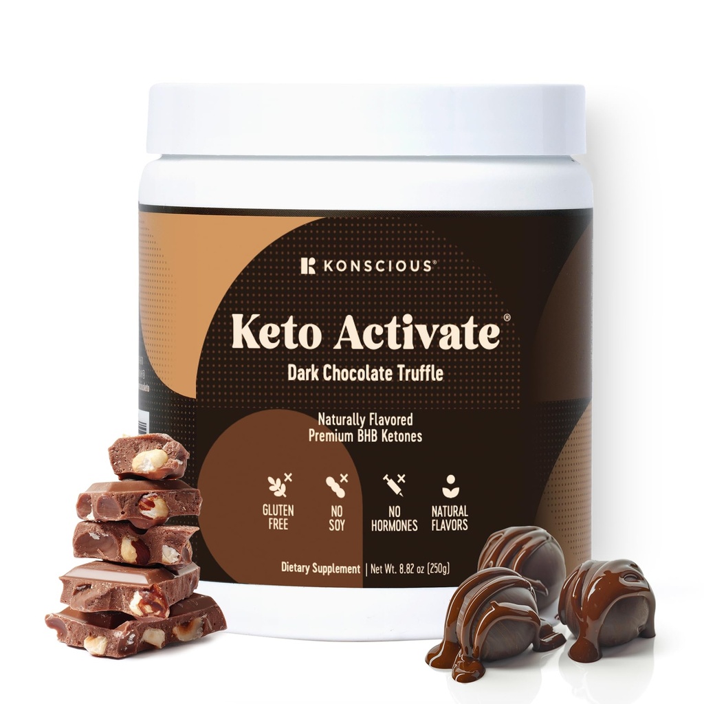 Dark Chocolate Truffle Exojen Ketones İçilir: Pure Keto Shake Toz with Chocolate Ketones | Jumpstart Ketosis & Boost Energy with Natural Ketones Supplements by Konscious Mitsubishi