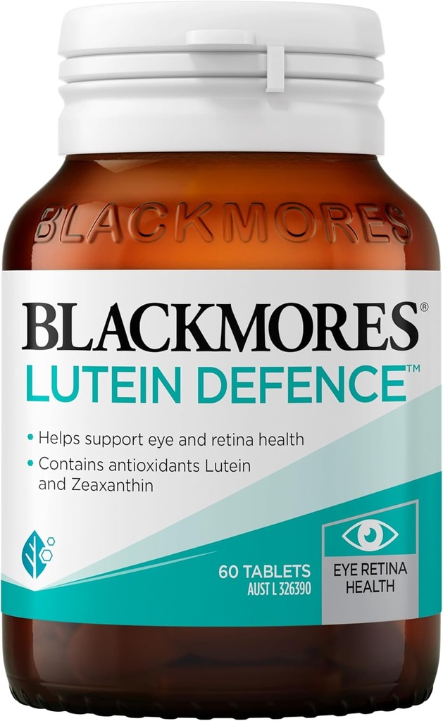 Blackmores Lutein Savunma 60 Tabletler, Avustralya'da Yapılan Çin Knot Hediyesi ile Sağlıklı Macula'yı korumak için yardımcı olur