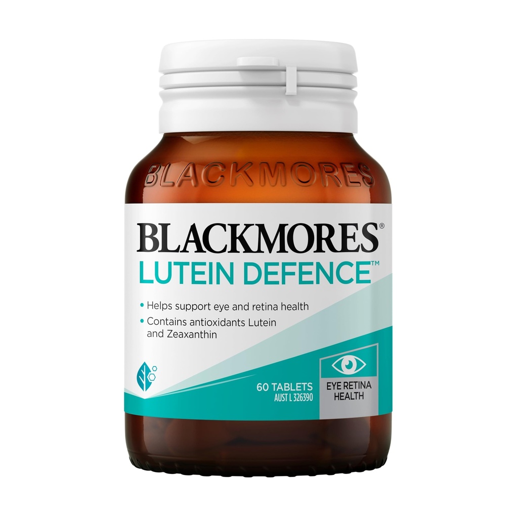 Blackmores Lutein Savunma 60 Tabletler, Avustralya'da Yapılan Çin Knot Hediyesi ile Sağlıklı Macula'yı korumak için yardımcı olur