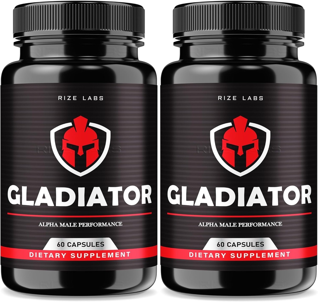 Laboratuarları - Gladiator Capsules - Erkekler için Performans Tamam, Kas Büyümesi için Maksimum Güç Desteği (120 Capsules)