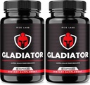 Laboratuarları - Gladiator Capsules - Erkekler için Performans Tamam, Kas Büyümesi için Maksimum Güç Desteği (120 Capsules)