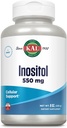 KAL Ινοσιτόλη σε σκόνη 550mg, Εγκεφαλική υγεία, νευρικό σύστημα & συμπλήρωμα υποστήριξης διάθεσης, Κυτταρική υποστήριξη υγείας, ενισχυμένη φόρμουλα απορρόφησης, εύκολο να αναμειχθεί, περίπου. 408 Υπηρεσίες, 8oz