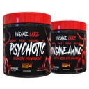 Insane Labz Hellboy Sche, Psychotic Hellboy Pre Workout ve Insane Dee BCAA, Kas Mass, Strength, Focus and Recovery Time, Fruit Punch