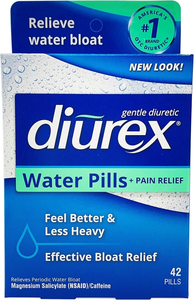 Diurex Water Pills, 42 Kont Pills (Pack of 6)