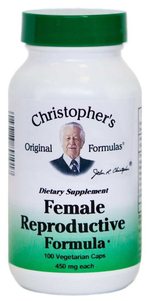 Christopher's Original Formulas Γυναικεία Αναπαραγωγική Φόρμουλα – 100 Χορτοφαγικές Κάψουλες – Βότανο Blend για γυναίκες